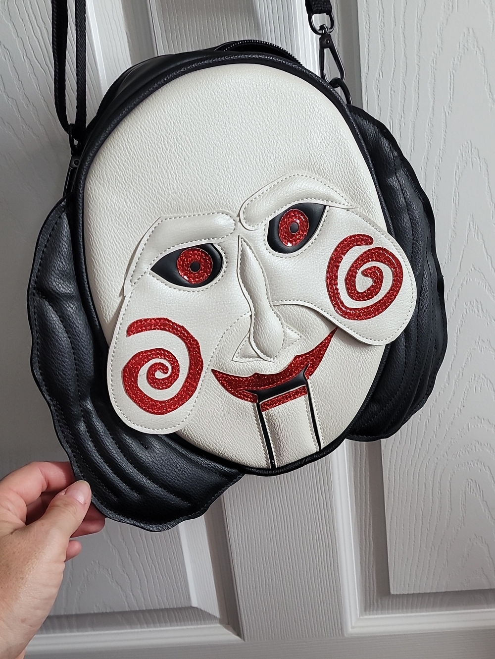 Trick or Treat Studios SAW Billy the Puppet Horror Movie Crossbody Bag Purse